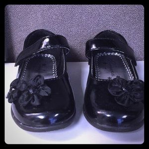 Girls wonder kids black shoes
